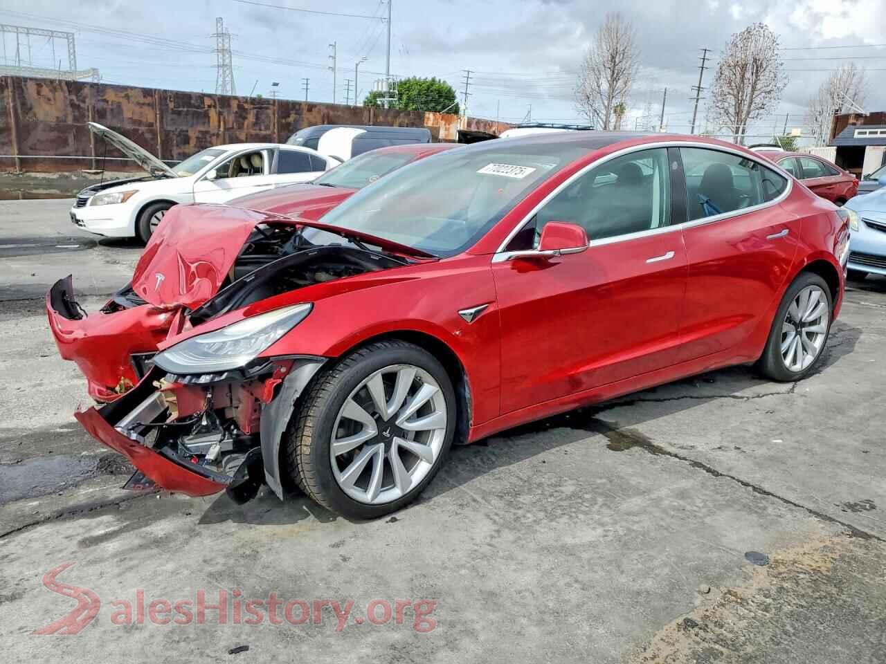 2018 TESLA MODEL 3 — VIN 5YJ3E1EB2JF065465