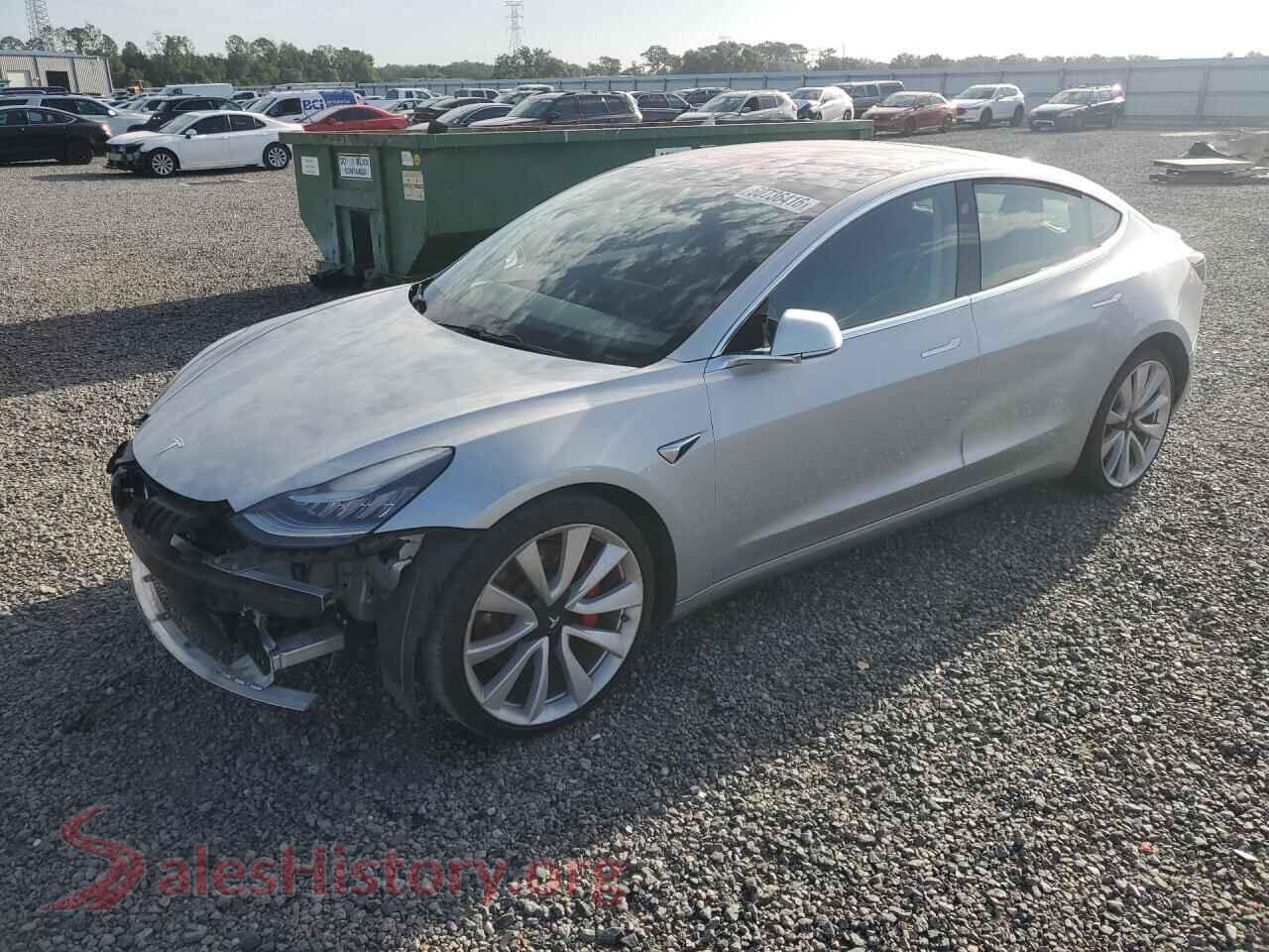 2018 TESLA MODEL 3 — VIN 5YJ3E1EB2JF083335