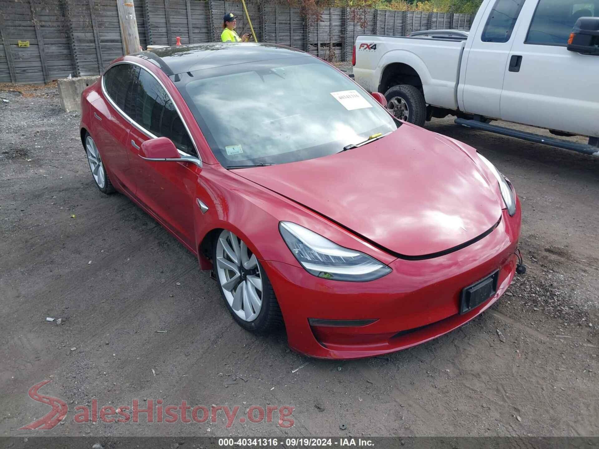 2019 TESLA MODEL 3 — VIN 5YJ3E1EB2KF530036