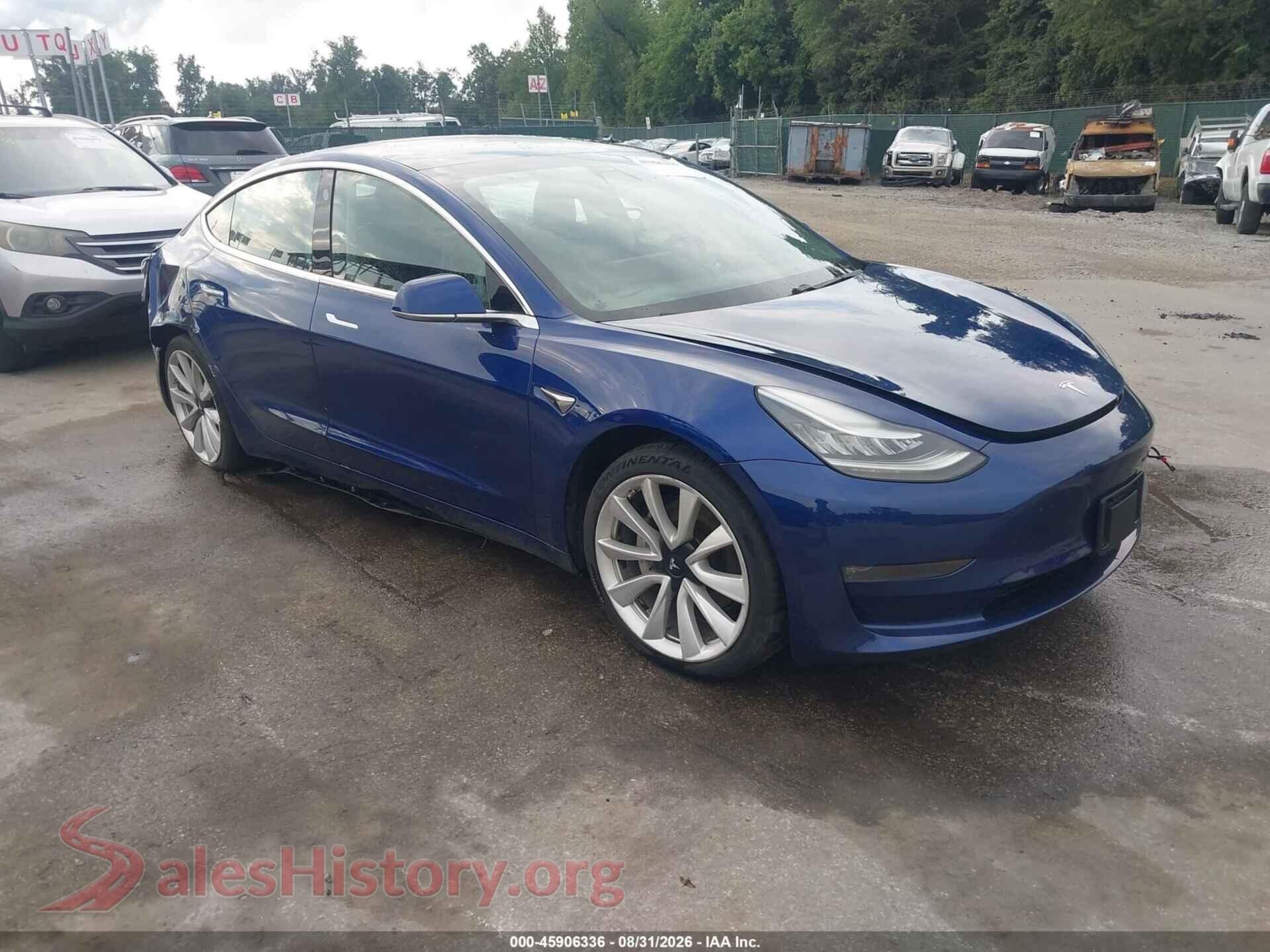 2020 TESLA MODEL 3 — VIN 5YJ3E1EB2LF650842
