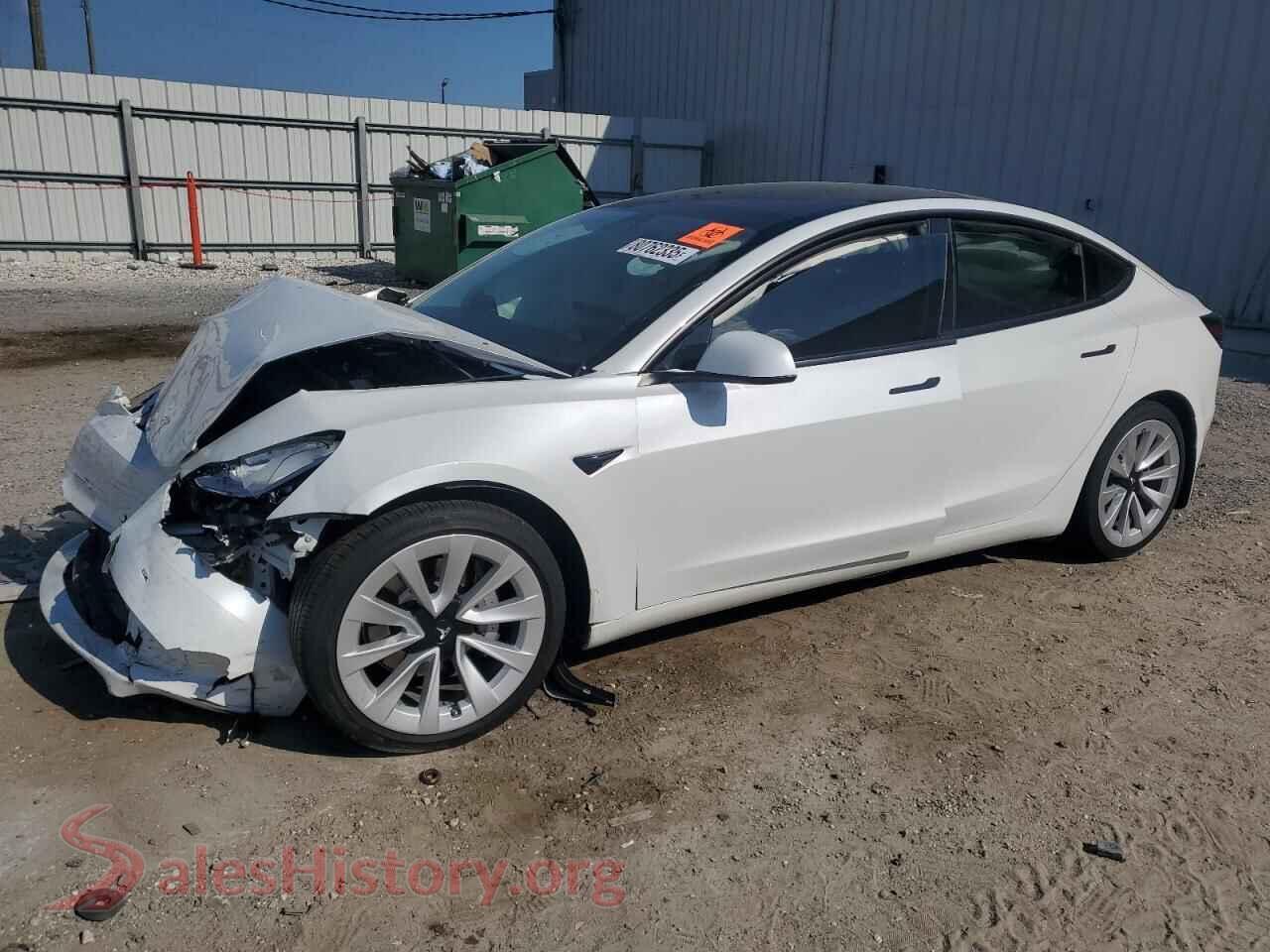 2021 TESLA MODEL 3 — VIN 5YJ3E1EB2MF860536