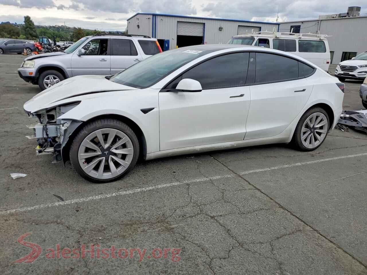 2021 TESLA MODEL 3 — VIN 5YJ3E1EB2MF870547