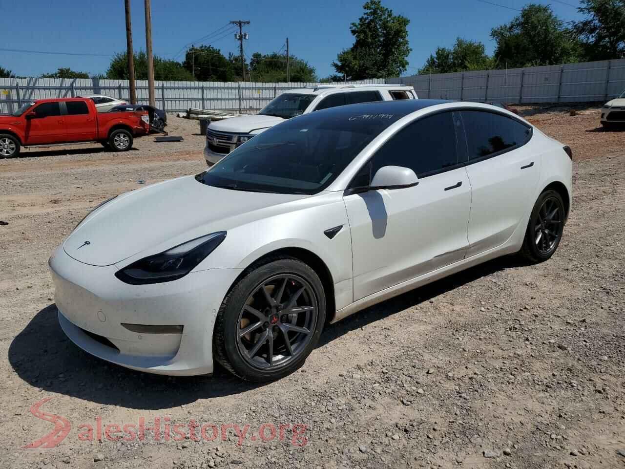 2021 TESLA MODEL 3 — VIN 5YJ3E1EB2MF992762