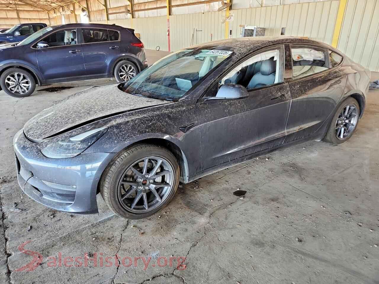 2022 TESLA MODEL 3 — VIN 5YJ3E1EB2NF130742