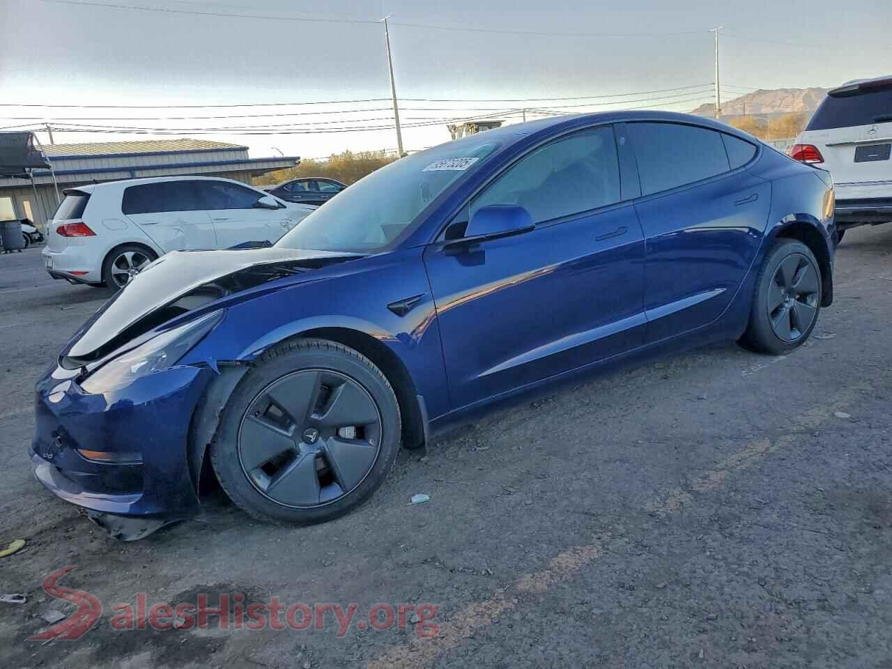 2022 TESLA MODEL 3 — VIN 5YJ3E1EB2NF135665