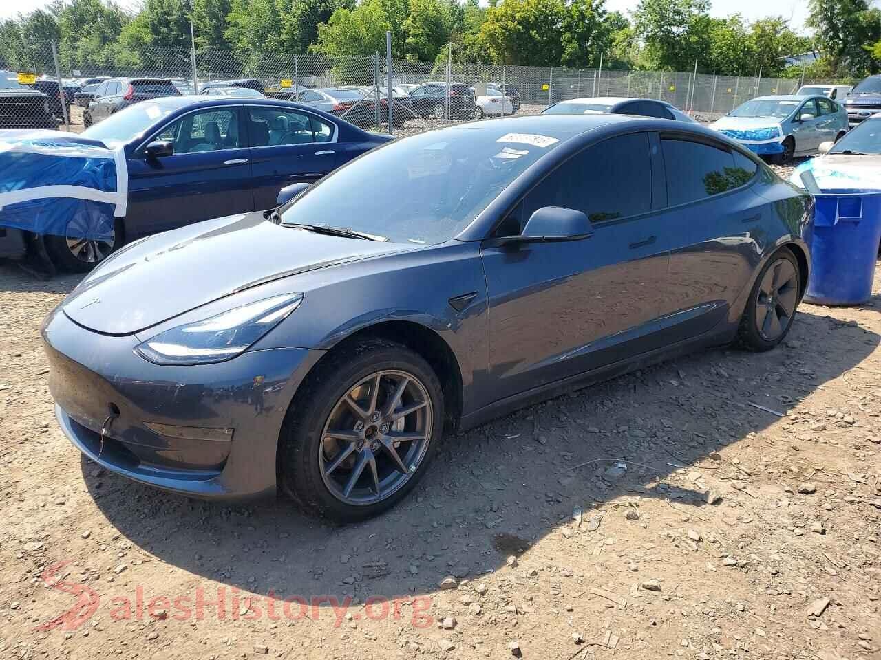 2022 TESLA MODEL 3 — VIN 5YJ3E1EB2NF353802