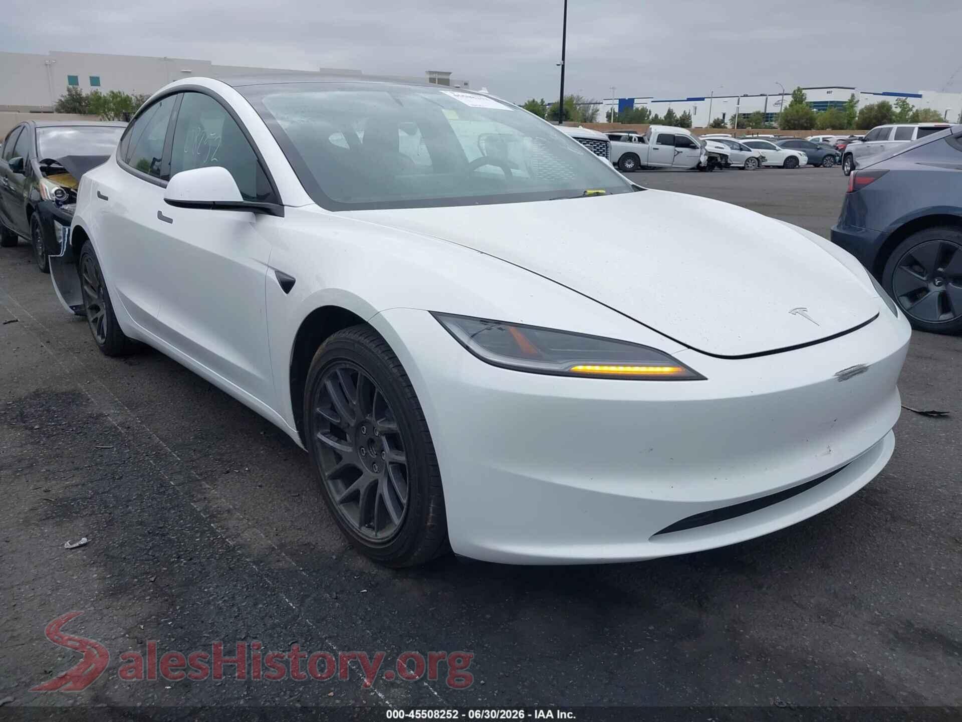 2024 TESLA MODEL 3 — VIN 5YJ3E1EB2RF735494