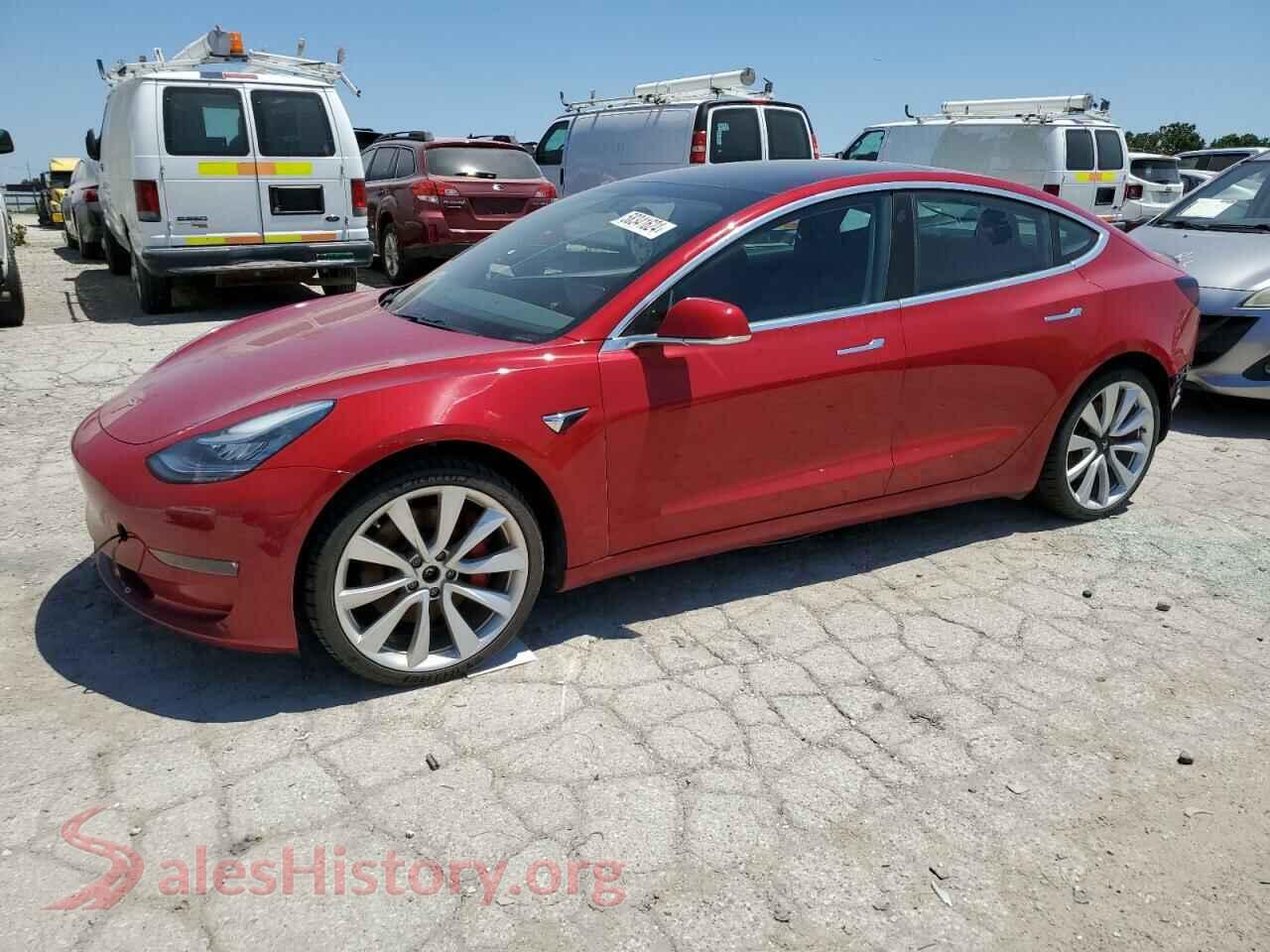 2019 TESLA MODEL 3 — VIN 5YJ3E1EB3KF392958