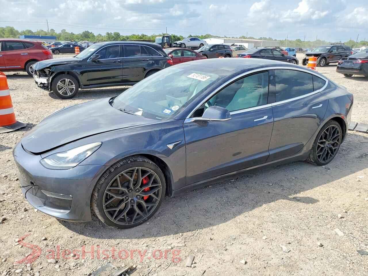 2019 TESLA MODEL 3 — VIN 5YJ3E1EB3KF393382