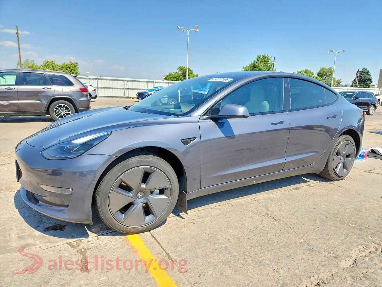 2022 TESLA MODEL 3 — VIN 5YJ3E1EB3NF155424