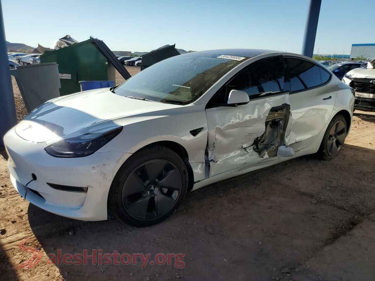 2022 TESLA MODEL 3 — VIN 5YJ3E1EB3NF212740