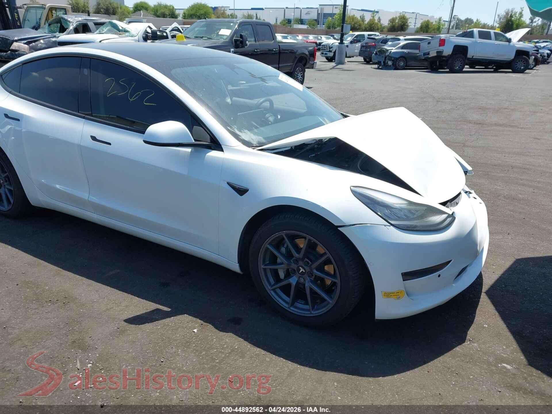 2022 TESLA MODEL 3 — VIN 5YJ3E1EB3NF298471