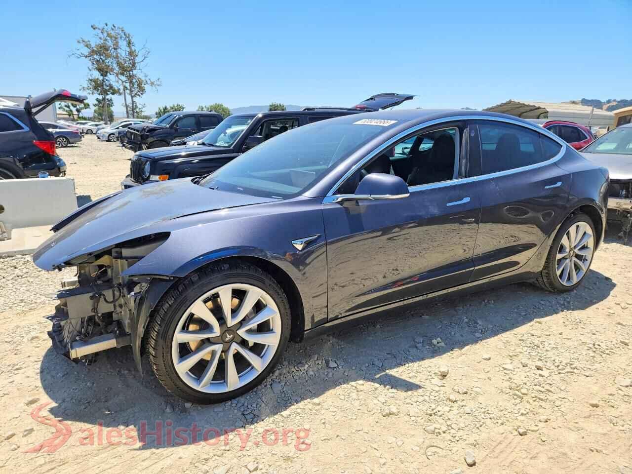 2018 TESLA MODEL 3 — VIN 5YJ3E1EB4JF145382