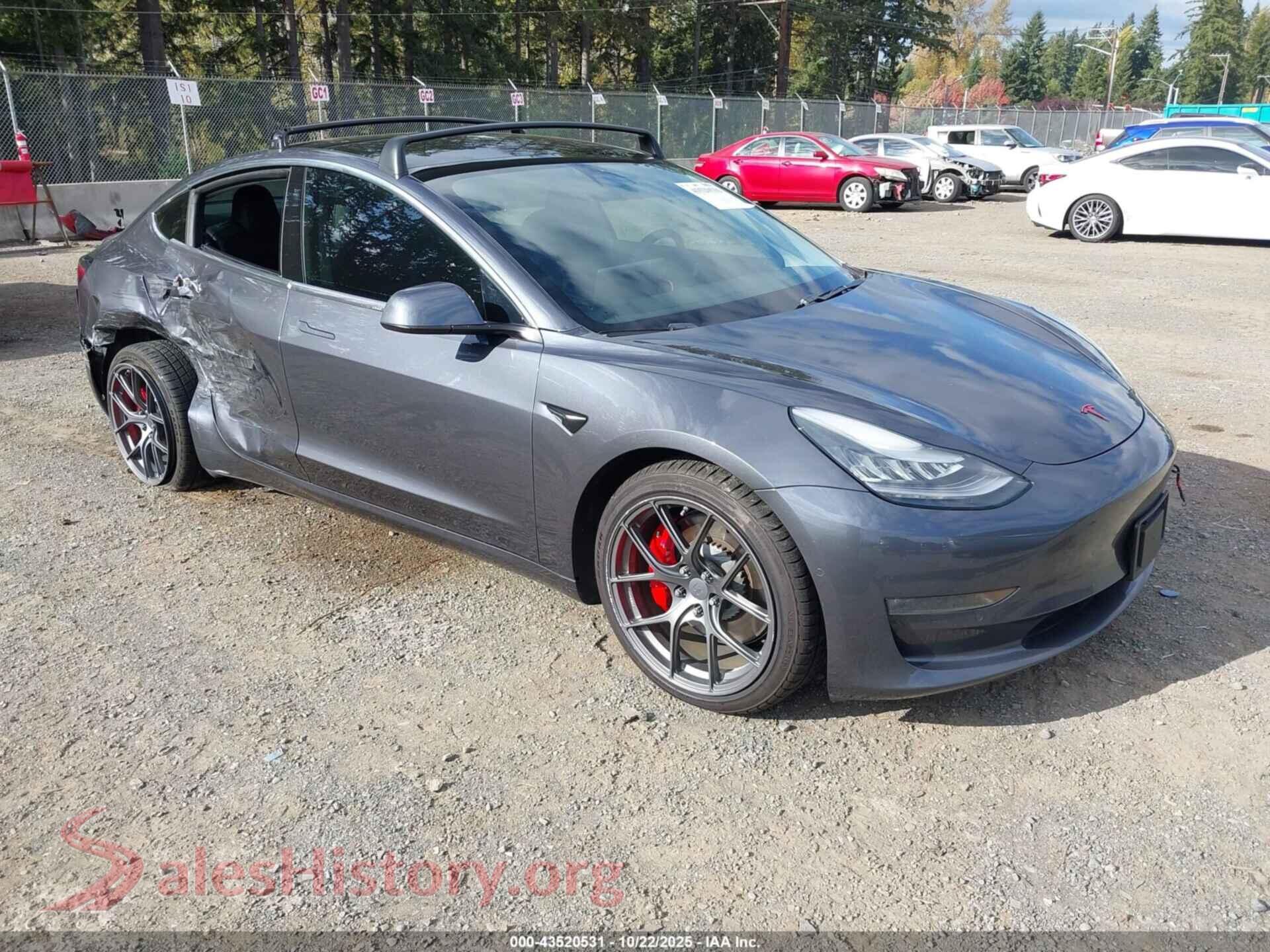 2019 TESLA MODEL 3 — VIN 5YJ3E1EB4KF434635