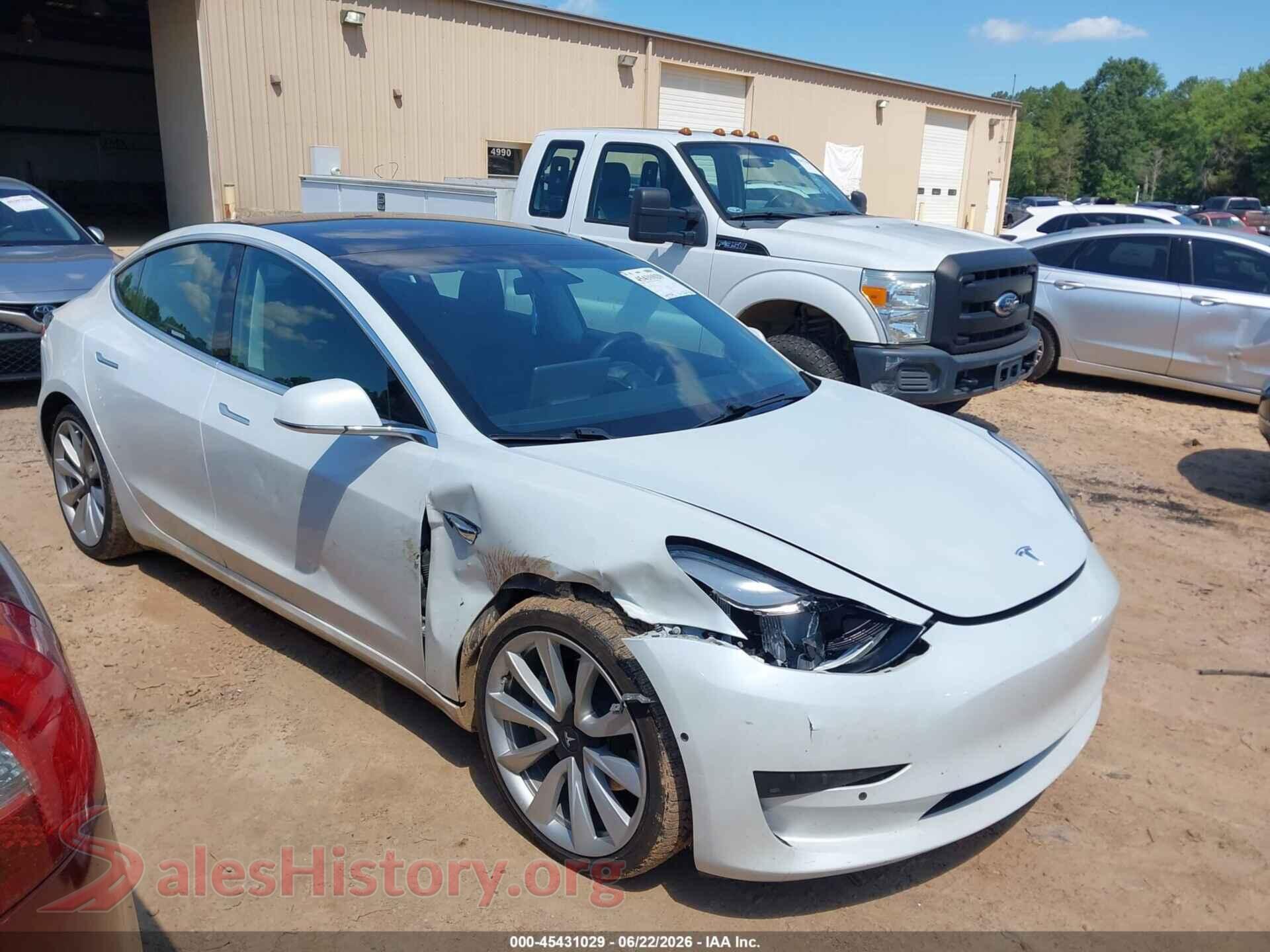 2020 TESLA MODEL 3 — VIN 5YJ3E1EB4LF801521