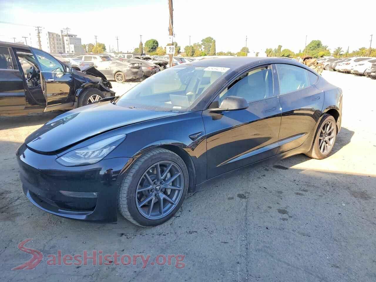 2021 TESLA MODEL 3 — VIN 5YJ3E1EB4MF852745