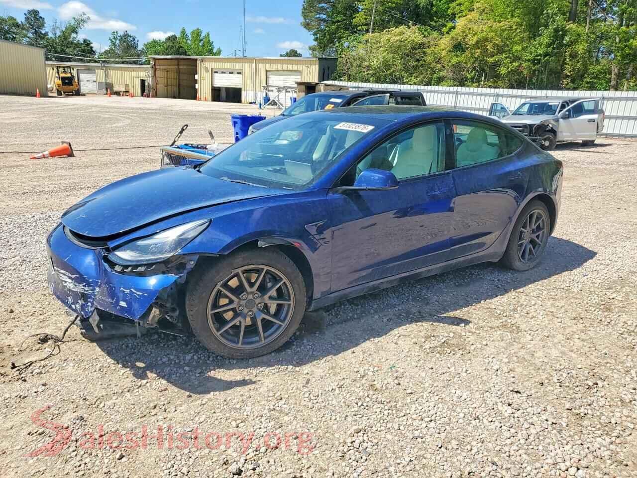 2022 TESLA MODEL 3 — VIN 5YJ3E1EB4NF201357