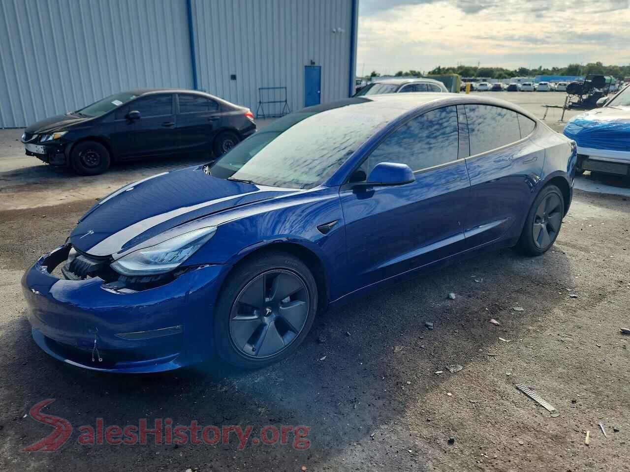 2022 TESLA MODEL 3 — VIN 5YJ3E1EB4NF274762
