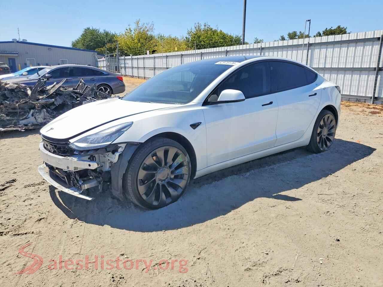2022 TESLA MODEL 3 — VIN 5YJ3E1EB4NF294977