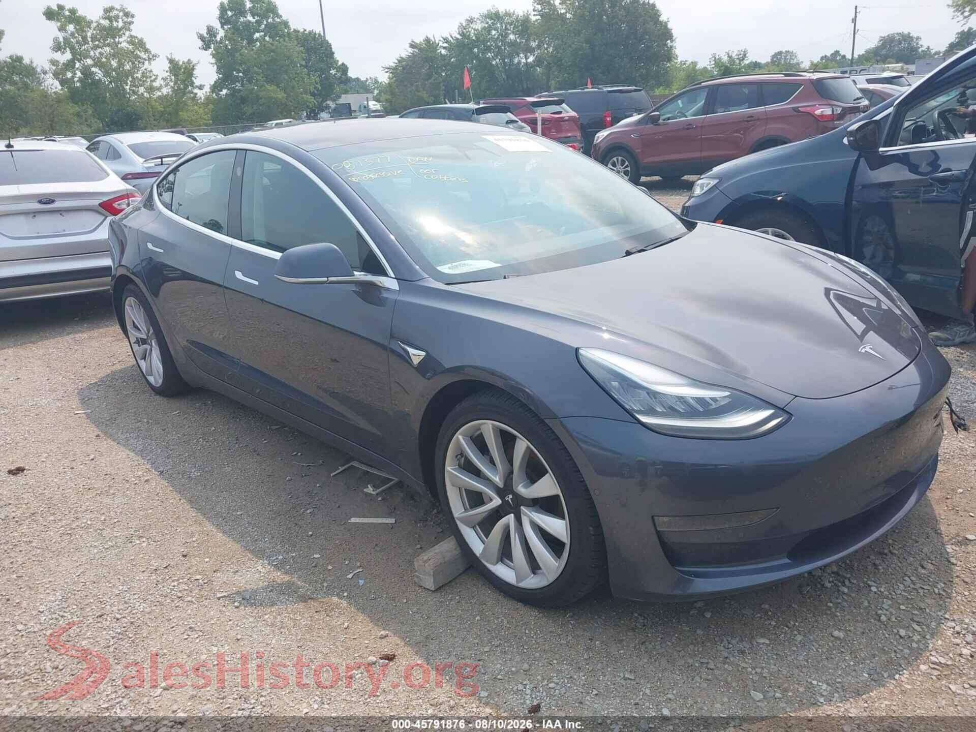 2018 TESLA MODEL 3 — VIN 5YJ3E1EB5JF087377