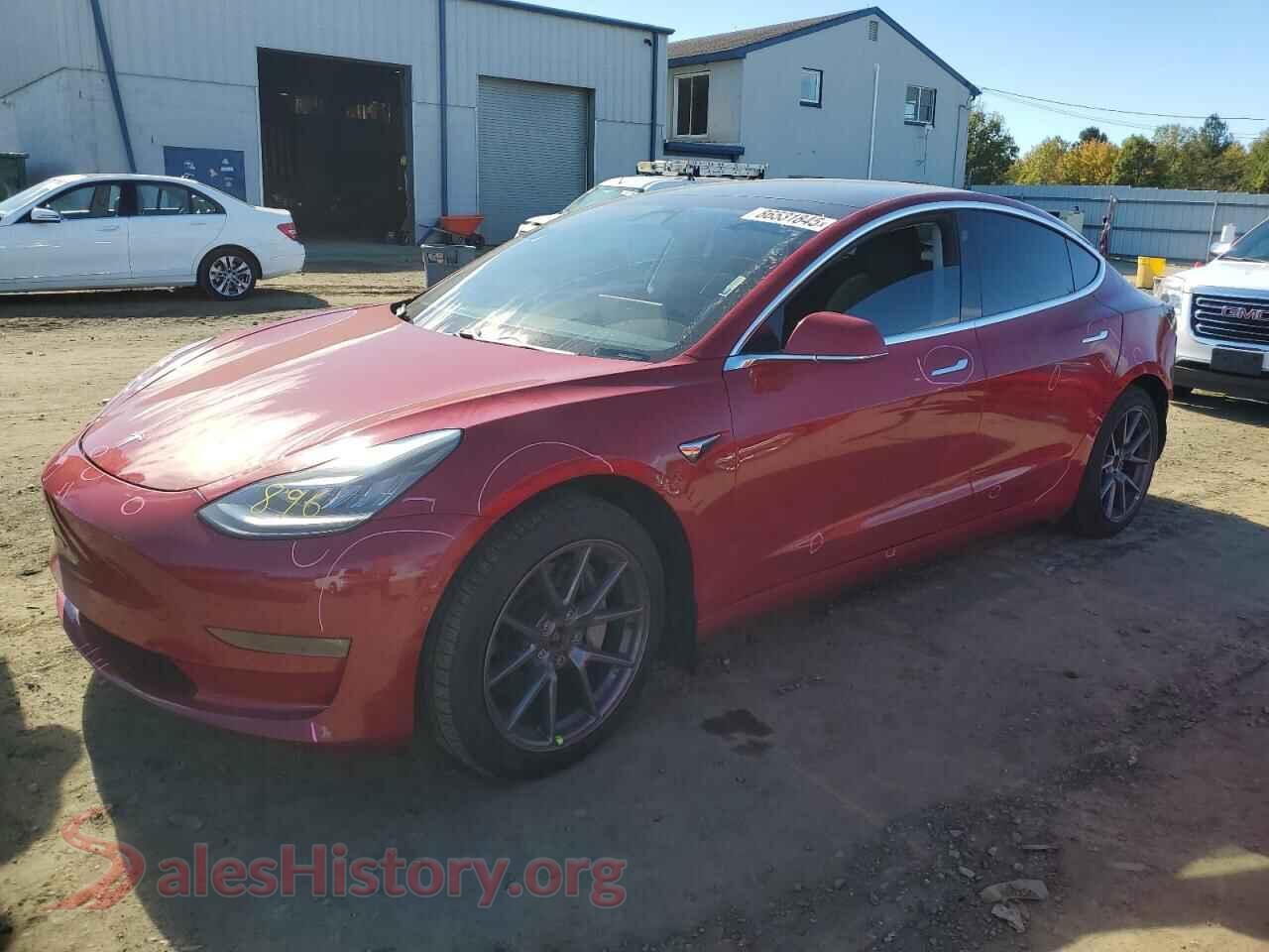 2019 TESLA MODEL 3 — VIN 5YJ3E1EB5KF452416