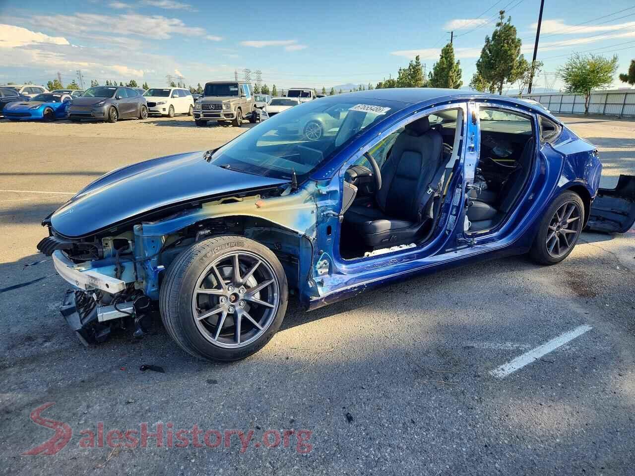 2021 TESLA MODEL 3 — VIN 5YJ3E1EB5MF014921