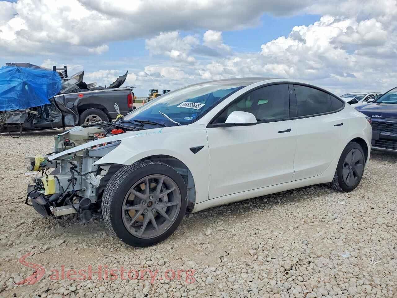 2022 TESLA MODEL 3 — VIN 5YJ3E1EB5NF152279