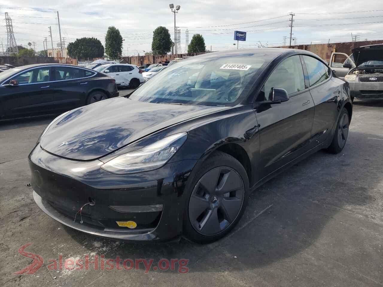 2022 TESLA MODEL 3 — VIN 5YJ3E1EB5NF298942