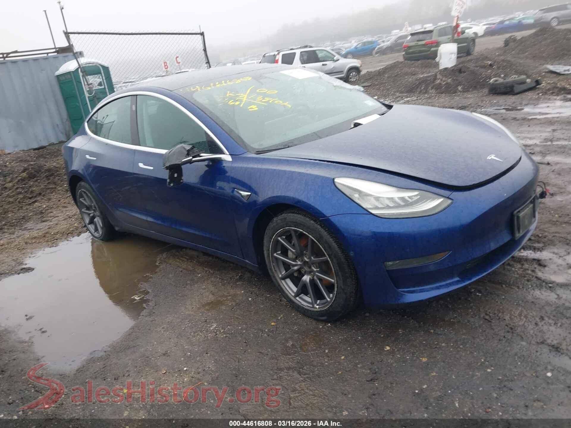 2019 TESLA MODEL 3 — VIN 5YJ3E1EB6KF210573