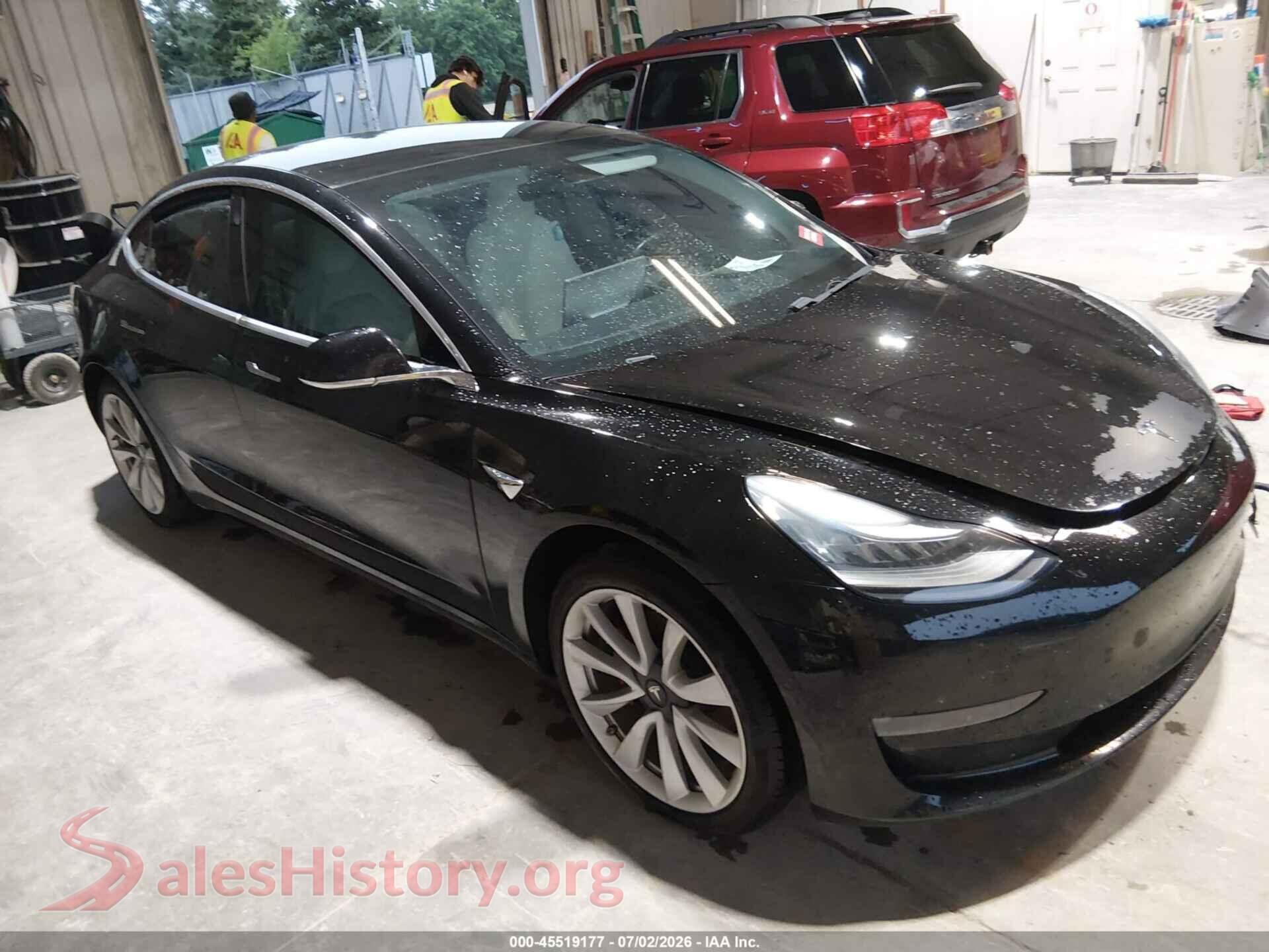 2019 TESLA MODEL 3 — VIN 5YJ3E1EB6KF391478