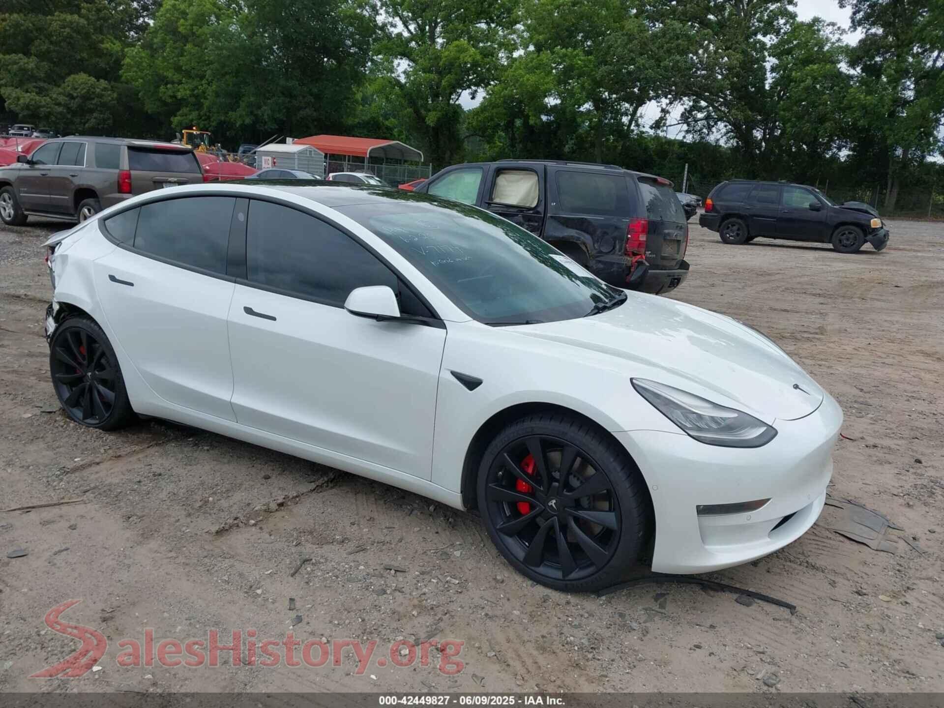 2019 TESLA MODEL 3 — VIN 5YJ3E1EB6KF487174