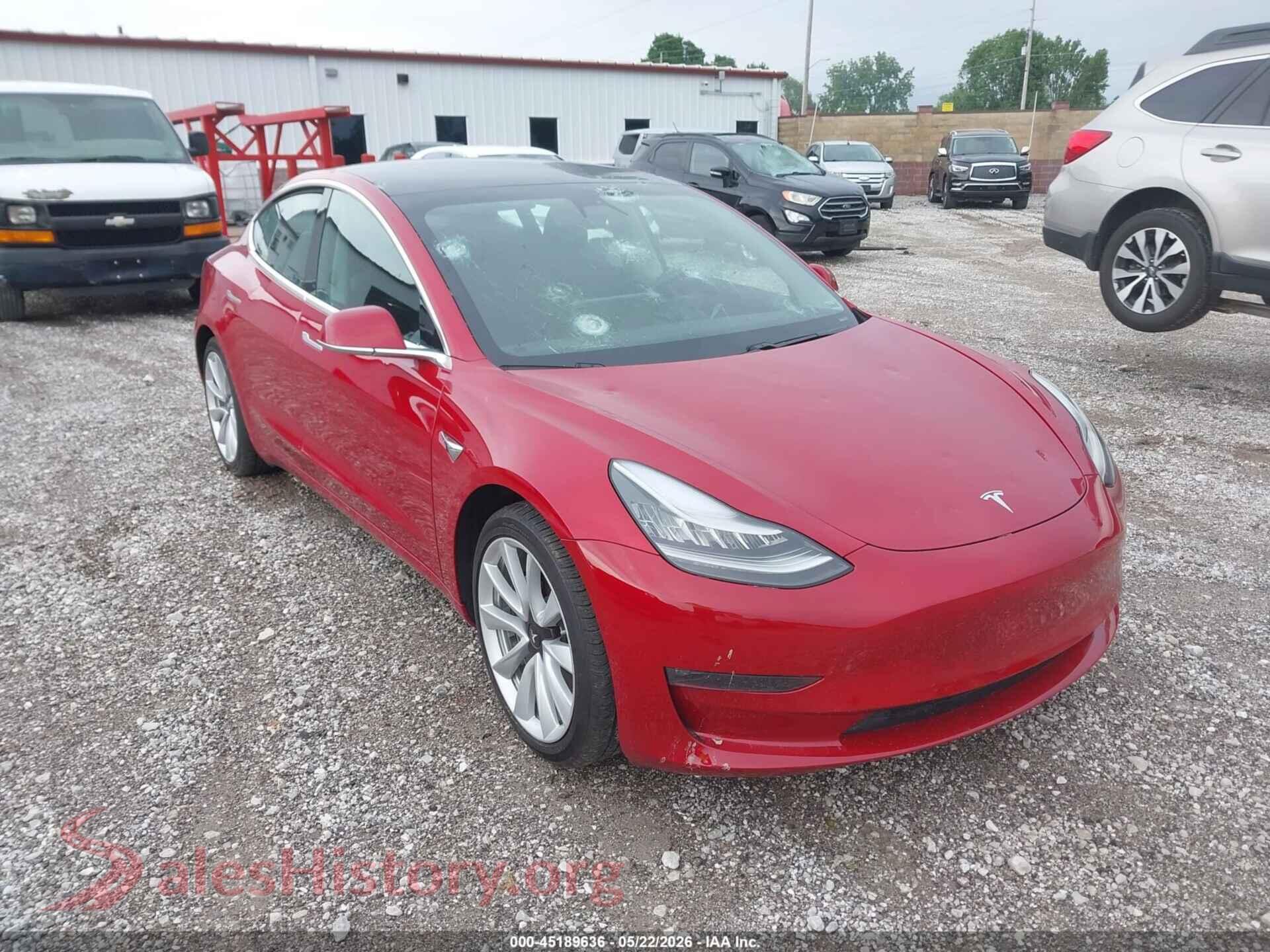 2020 TESLA MODEL 3 — VIN 5YJ3E1EB6LF790974