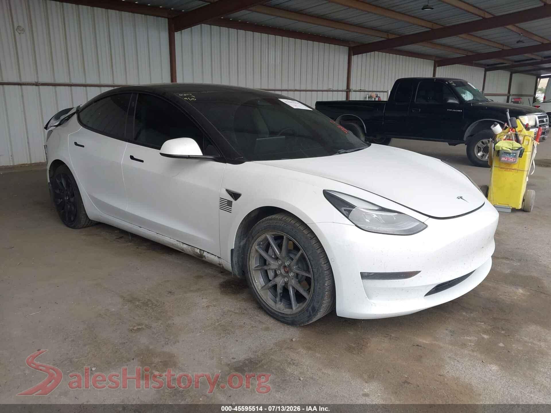 2021 TESLA MODEL 3 — VIN 5YJ3E1EB6MF002065