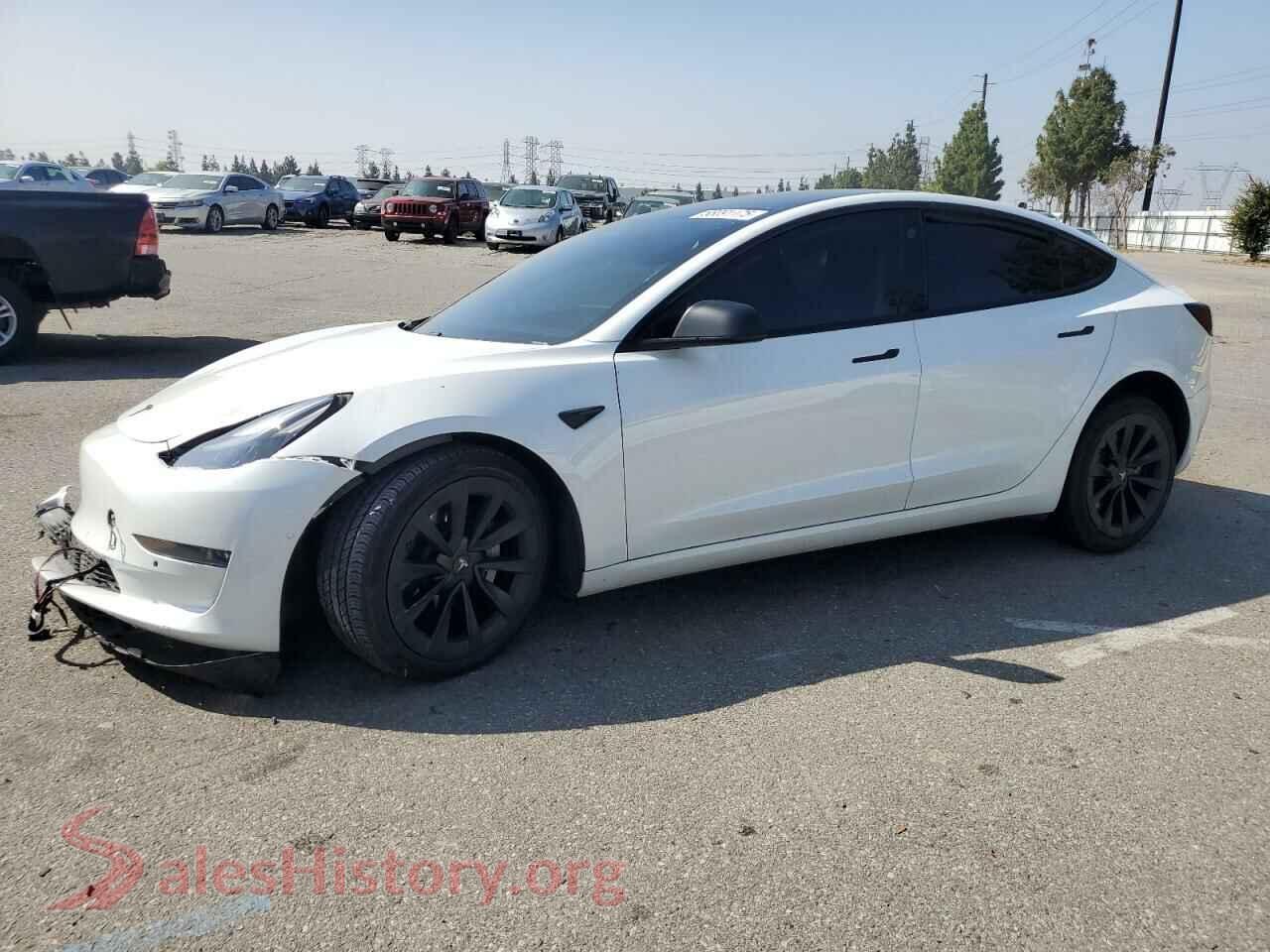 2021 TESLA MODEL 3 — VIN 5YJ3E1EB6MF073590