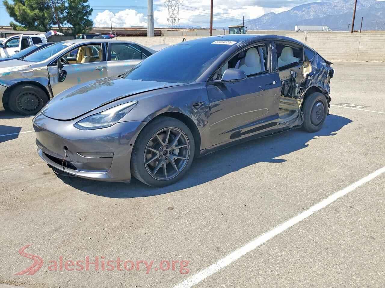 2021 TESLA MODEL 3 — VIN 5YJ3E1EB6MF937537