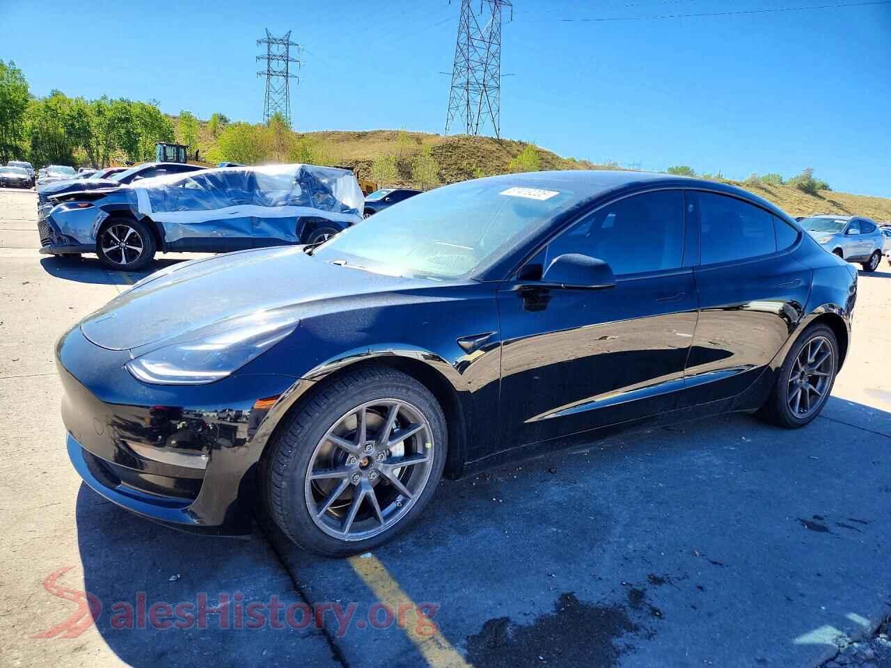 2021 TESLA MODEL 3 — VIN 5YJ3E1EB6MF980114
