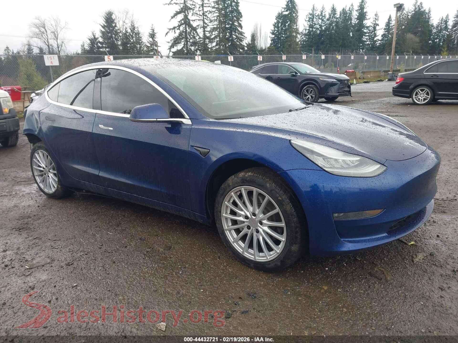 2018 TESLA MODEL 3 — VIN 5YJ3E1EB7JF063582