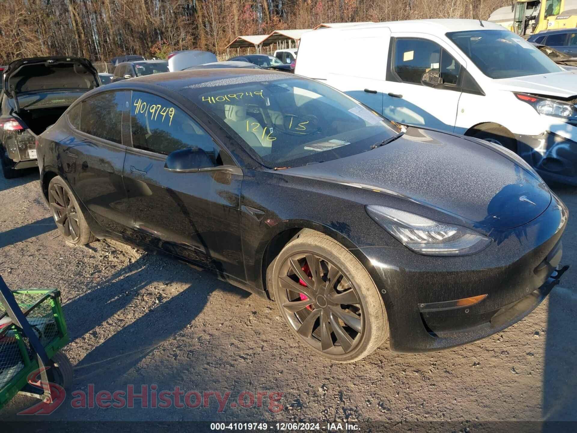 2018 TESLA MODEL 3 — VIN 5YJ3E1EB7JF074064