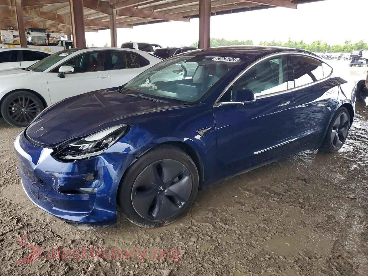 2018 TESLA MODEL 3 — VIN 5YJ3E1EB7JF105071