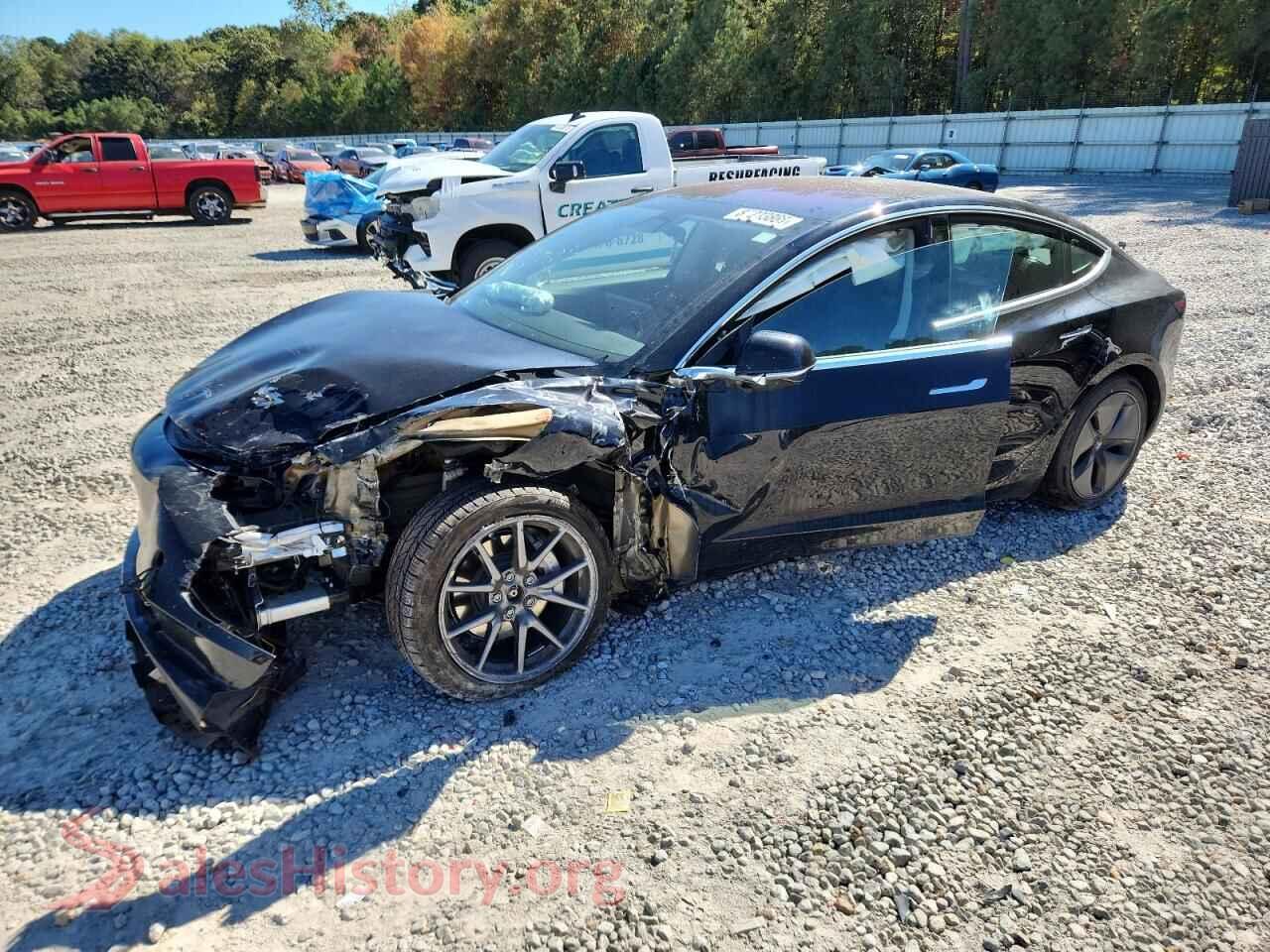 2019 TESLA MODEL 3 — VIN 5YJ3E1EB7KF197039