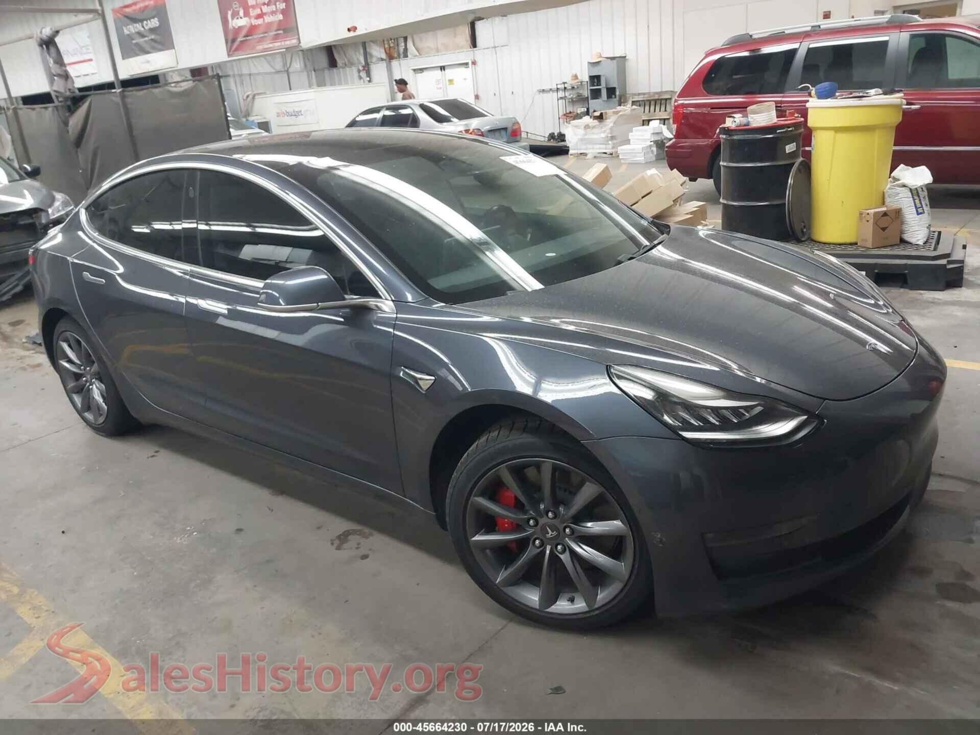 2019 TESLA MODEL 3 — VIN 5YJ3E1EB7KF413536