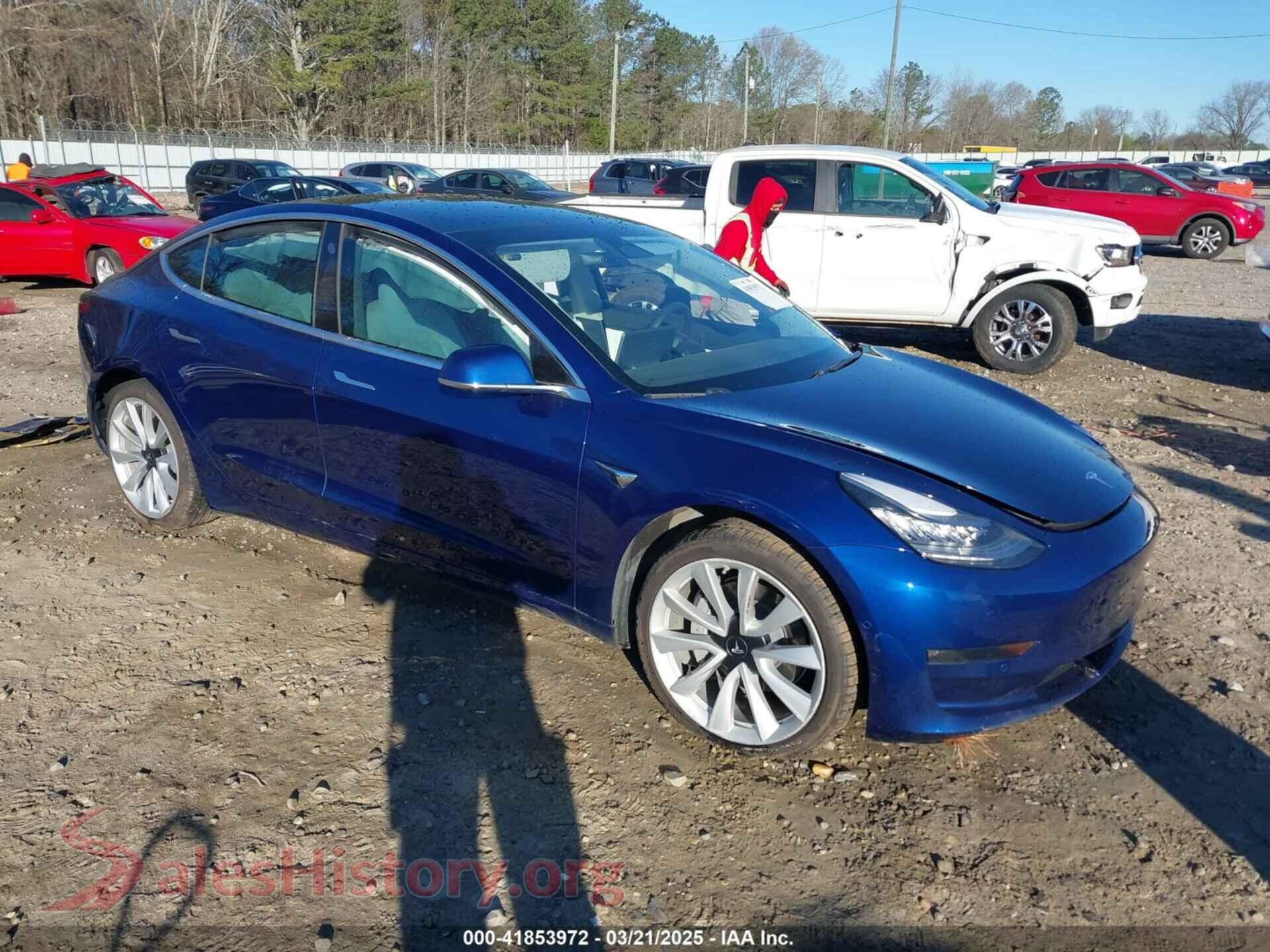 2019 TESLA MODEL 3 — VIN 5YJ3E1EB7KF454636