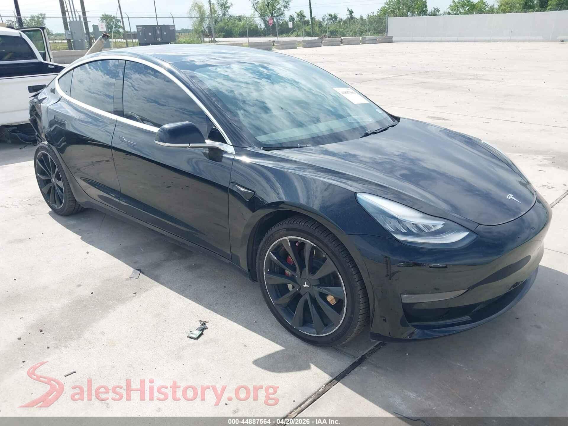 2020 TESLA MODEL 3 — VIN 5YJ3E1EB7LF647807