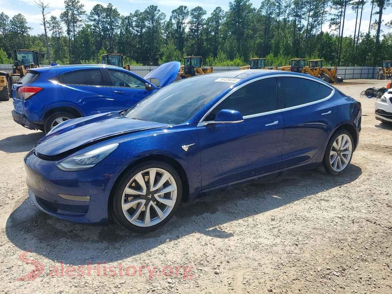 2020 TESLA MODEL 3 — VIN 5YJ3E1EB7LF651047