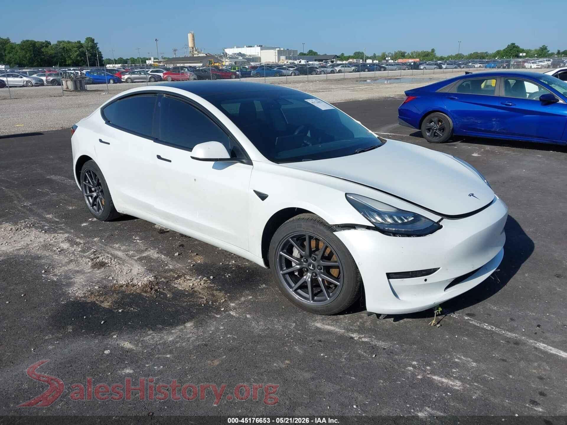 2020 TESLA MODEL 3 — VIN 5YJ3E1EB7LF665269