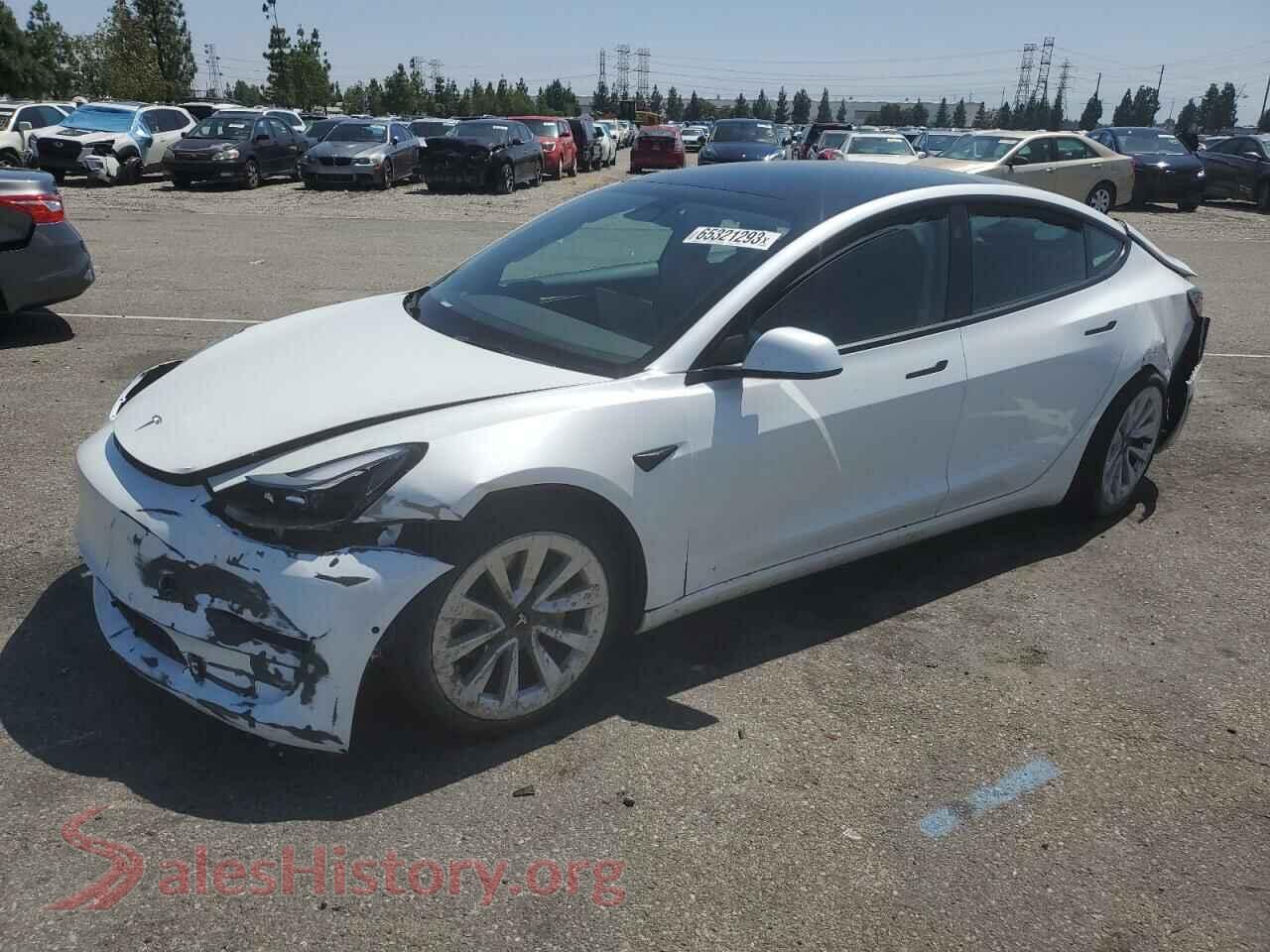 2022 TESLA MODEL 3 — VIN 5YJ3E1EB7NF212319