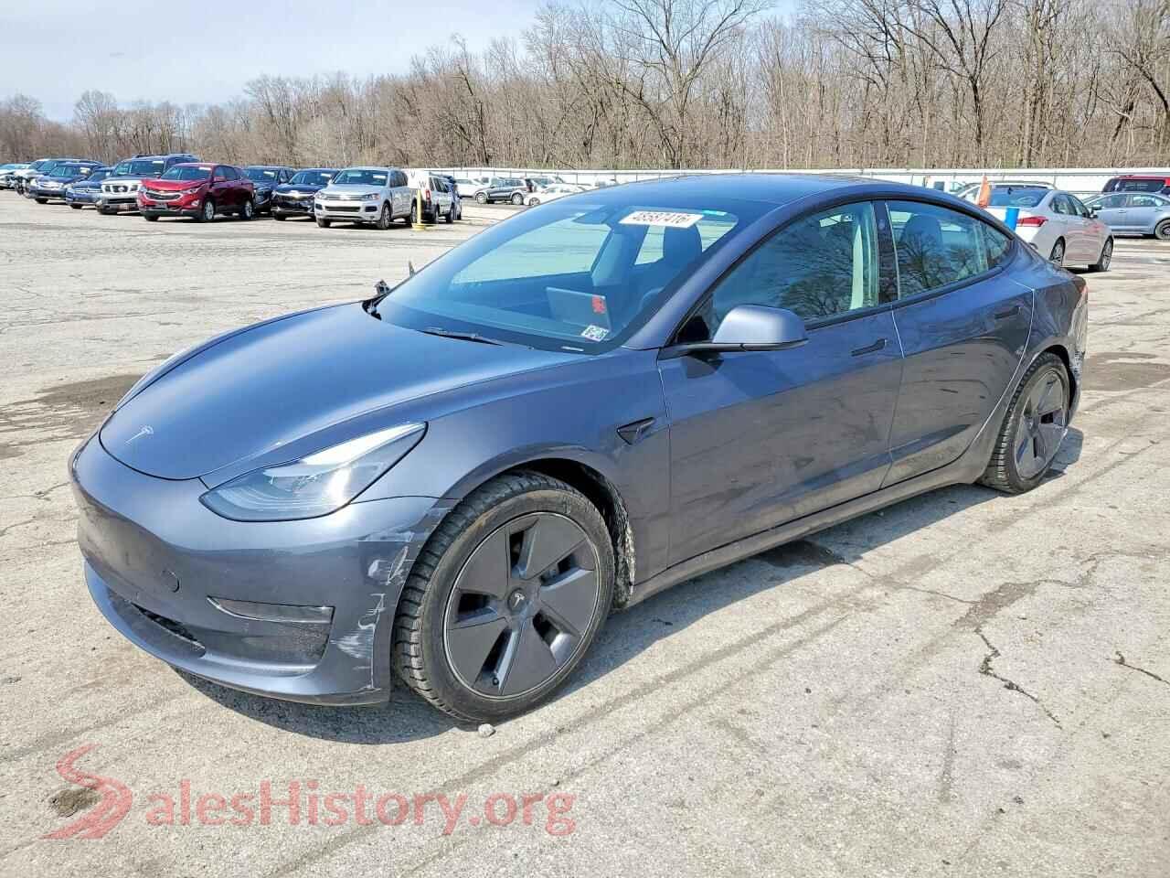 2022 TESLA MODEL 3 — VIN 5YJ3E1EB7NF267479