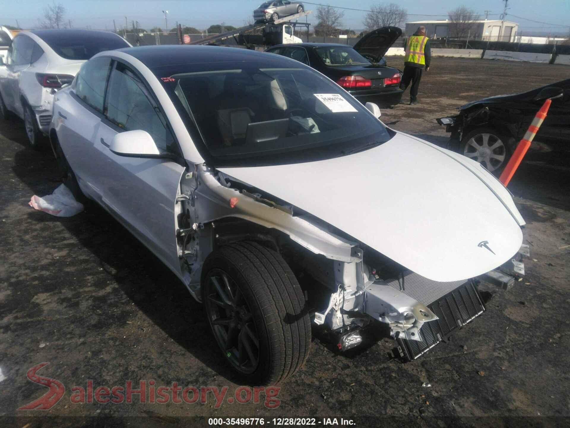 2023 TESLA MODEL 3 — VIN 5YJ3E1EB7PF388628