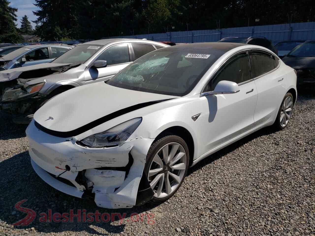 2018 TESLA MODEL 3 — VIN 5YJ3E1EB8JF135535
