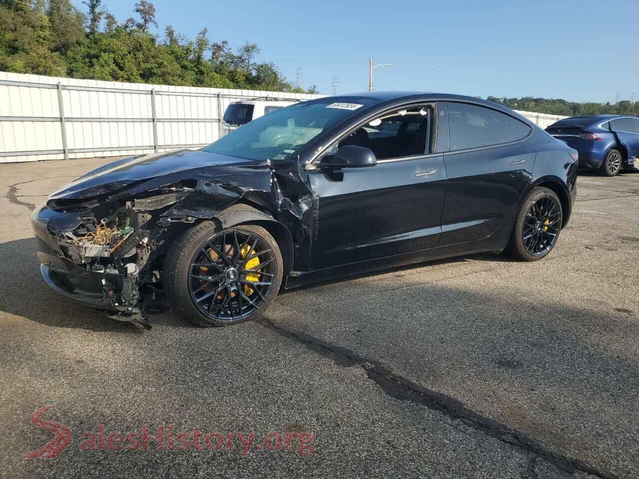 2019 TESLA MODEL 3 — VIN 5YJ3E1EB8KF453396